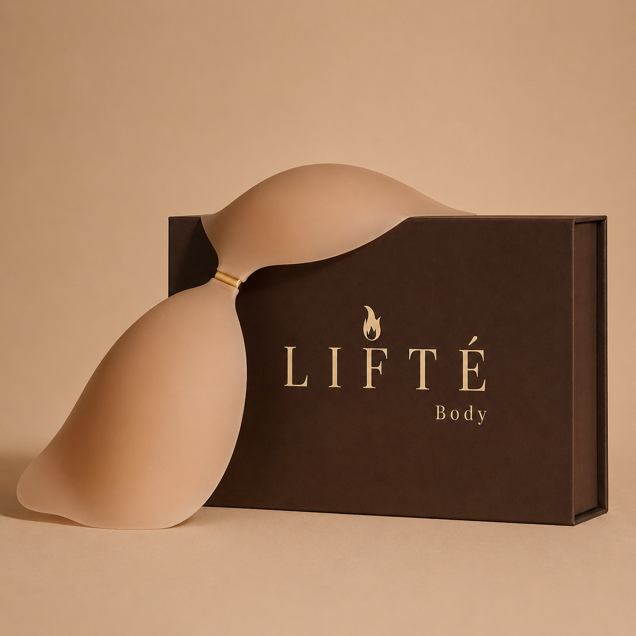 LIFTÉ Push-Up Sticky Bra on silk